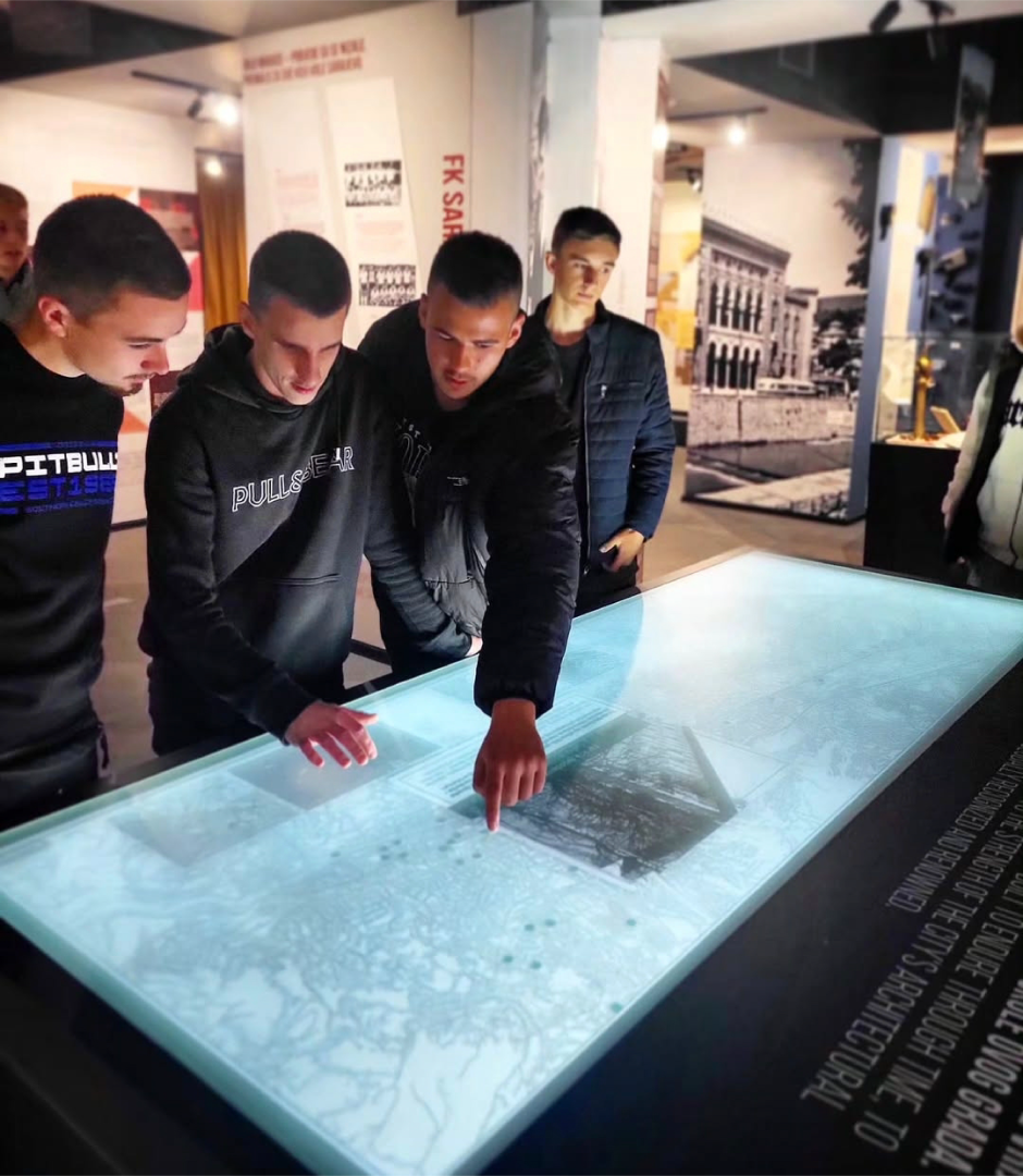 school visits and private visits organised at Planet Sarajevo multimedia museum