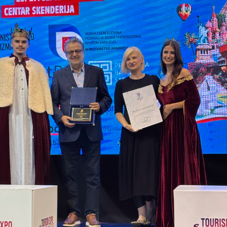 PLANET SARAJEVO WINS ITS FIRST RECOGNITION